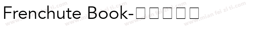 Frenchute Book字体转换